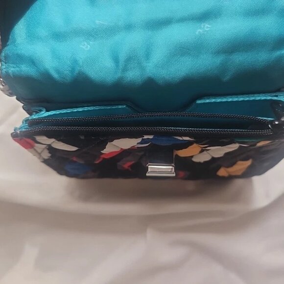 Vera Bradley Splash Floral Quilted Your Turn Smartphone Wristlet Wallet W/ Strap - Picture 4 of 4